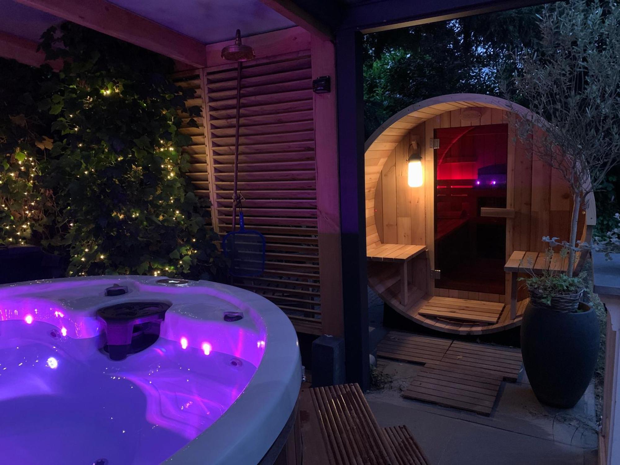 Romantisch Wellness Appartement Met Prive Hottub Sauna Gamesroom Den Ham Exterior foto